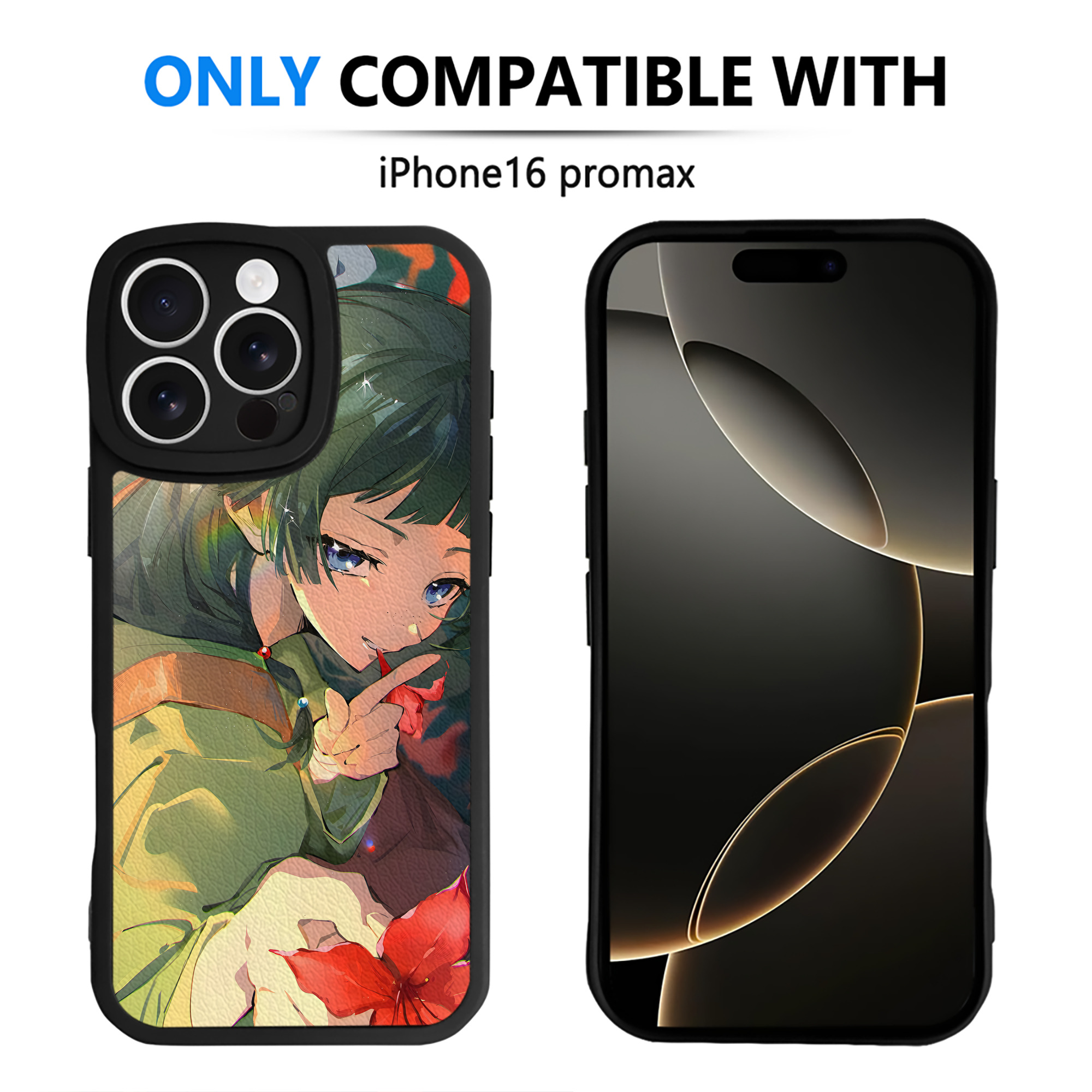 （画像用） 薬屋のひとりごと The Apothecary Diaries 【iPhone 16シリーズ対応】シリコンスマホケース（レザー調） 材質：シリコン